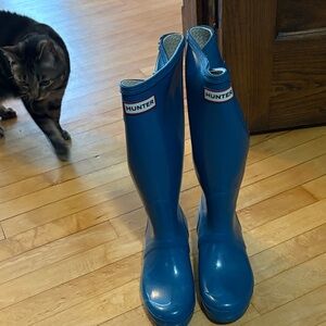 Hunter Classic Blue Waterproof Boots